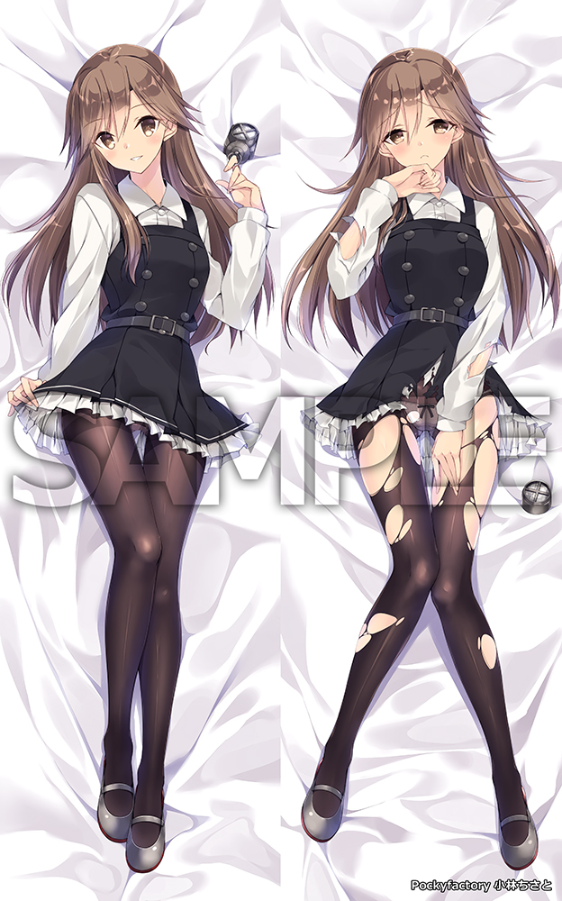 10s, 1girl, arashio_(kantai_collection), artist_name, bed_sheet, belt, belt_buckle, black_belt
