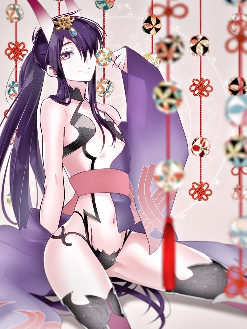 1boy, black_hair, blue_eyes, cosplay, cup, drifters, fangs, fate/grand_order