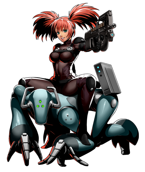 alternate_costume, crawling, gun, metal_slug, metal_slug_attack, nadia_cassel, official_art, riding