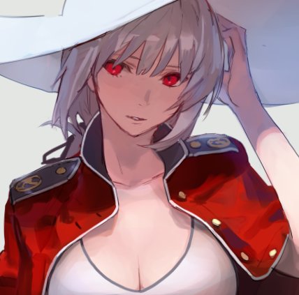 1girl, breasts, cleavage, coat, collarbone, fate/grand_order, fate_(series), florence_nightingale_(fate/grand_order)