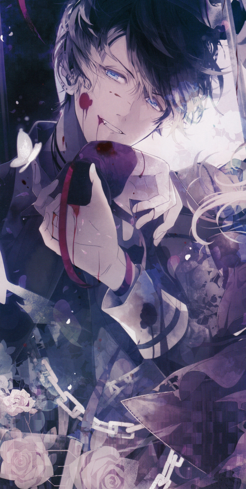 black_hair, blue_eyes, diabolik_lovers, mukami_ruki, satoi