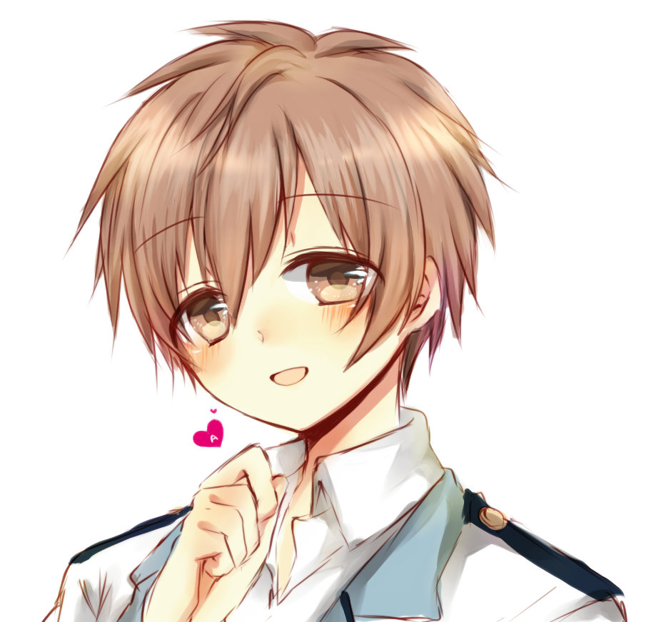 amber_eyes, brown_hair, dynamic_chord, kashii_aki, nnk