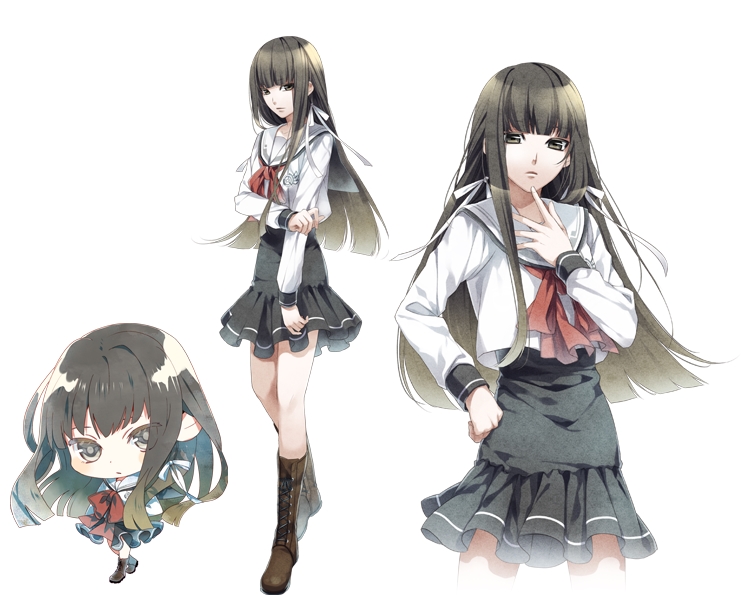 black_eyes, black_hair, kuga_mikoto, norn9, teita