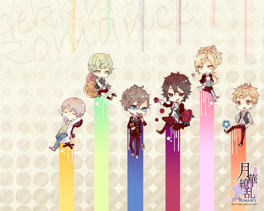 brown_eyes, brown_hair, fuji_reito, gekka_ryouran_romance, kaneda_wabisuke, kano_aoi, kano_atsumori, kuroyuki