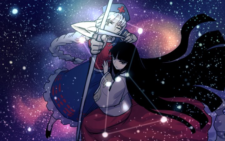 aiming, arrow, black_hair, bow_(weapon), braid, constellation, dress, hat