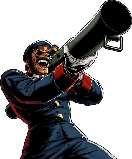 bazooka, donald_morden, eyepatch, metal_slug, metal_slug_attack, military, military_uniform, official_art