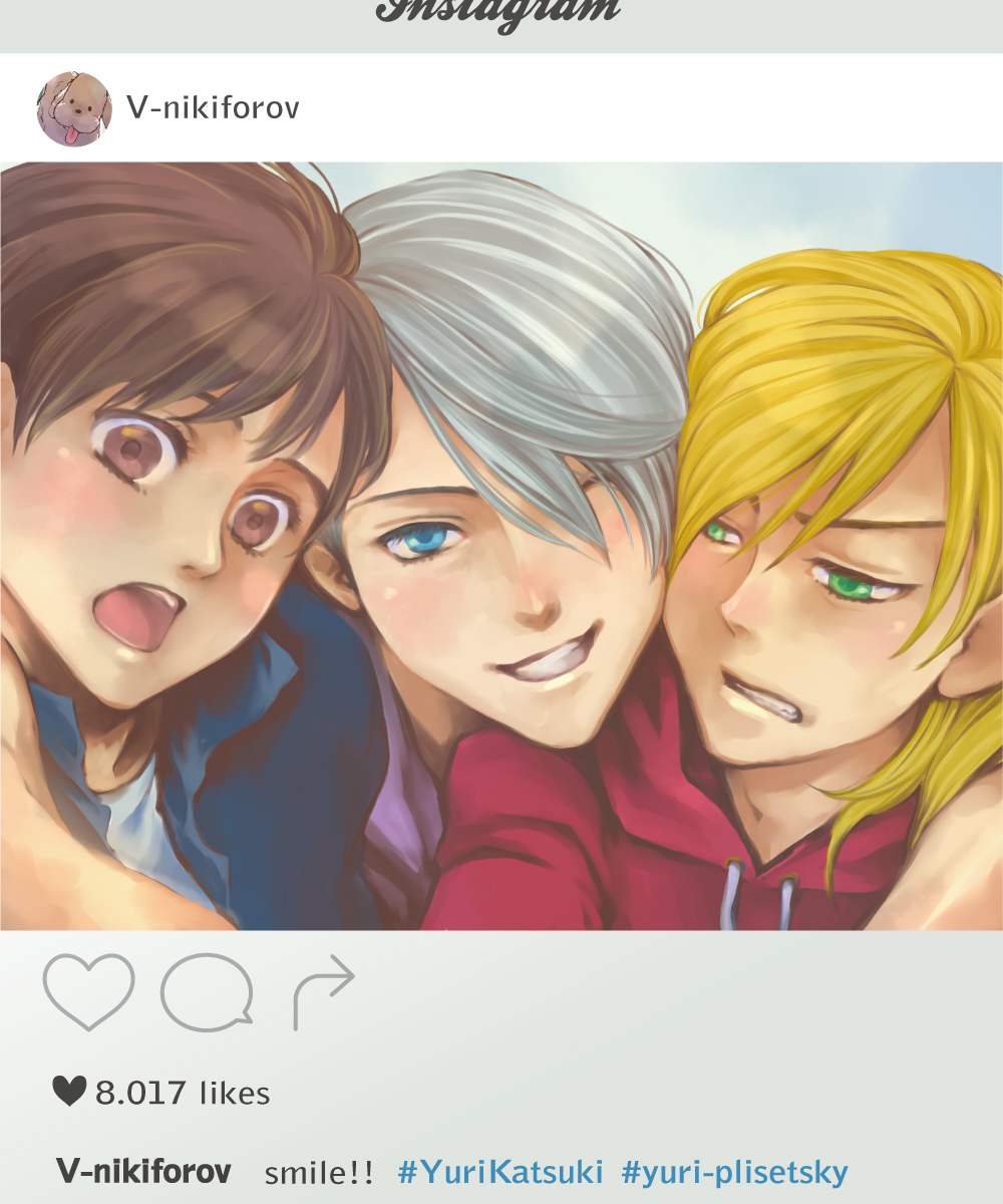 3boys, black_hair, blonde_hair, blue_eyes, boy_sandwich, brown_eyes, clenched_teeth, english