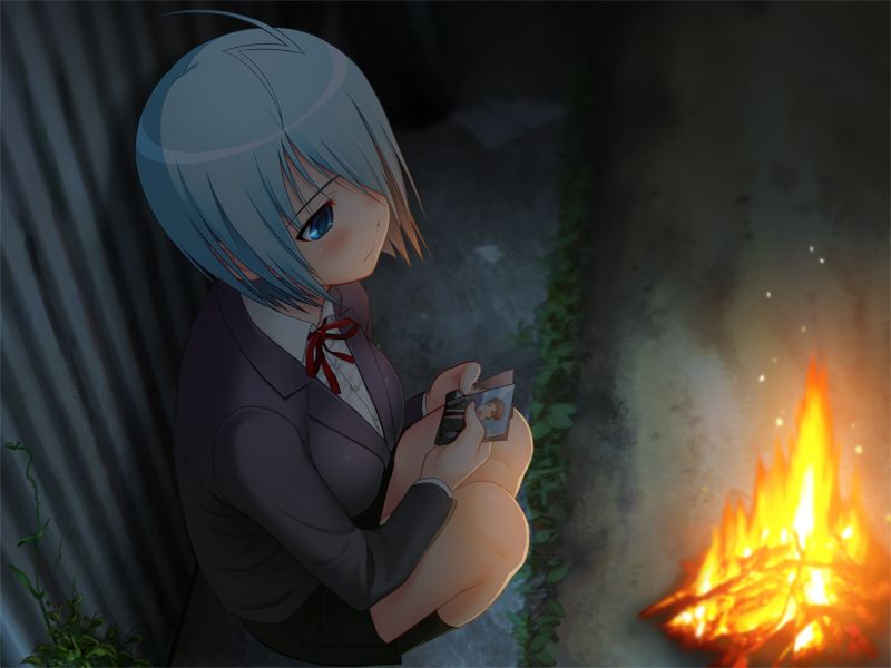fire, game_cg, kusakabe_amaho, solo, star_mine_girl, sumaga, tsuji_santa
