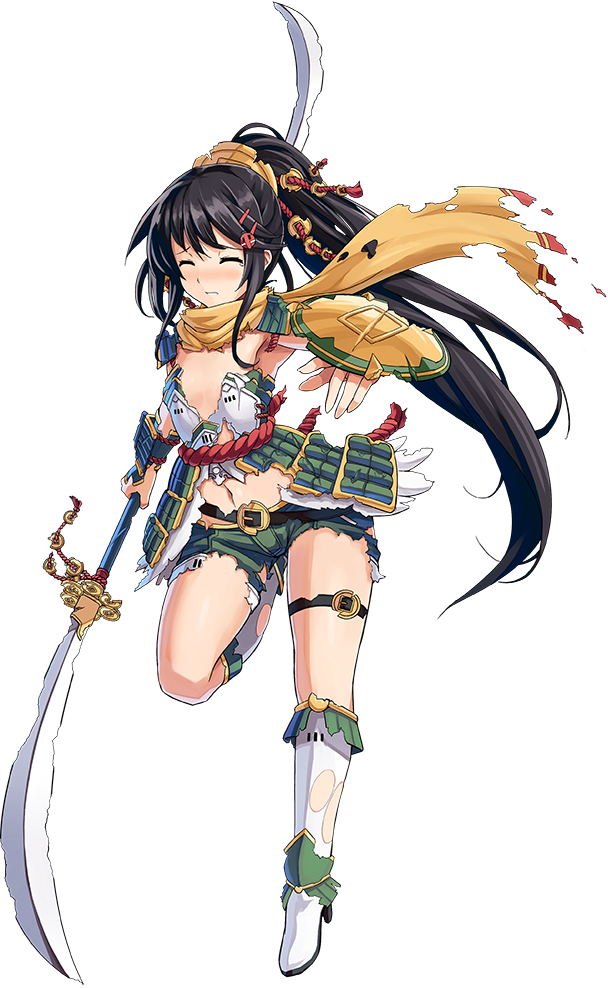 1girl, armor, armpits, black_hair, blush, boots, breastplate, breasts