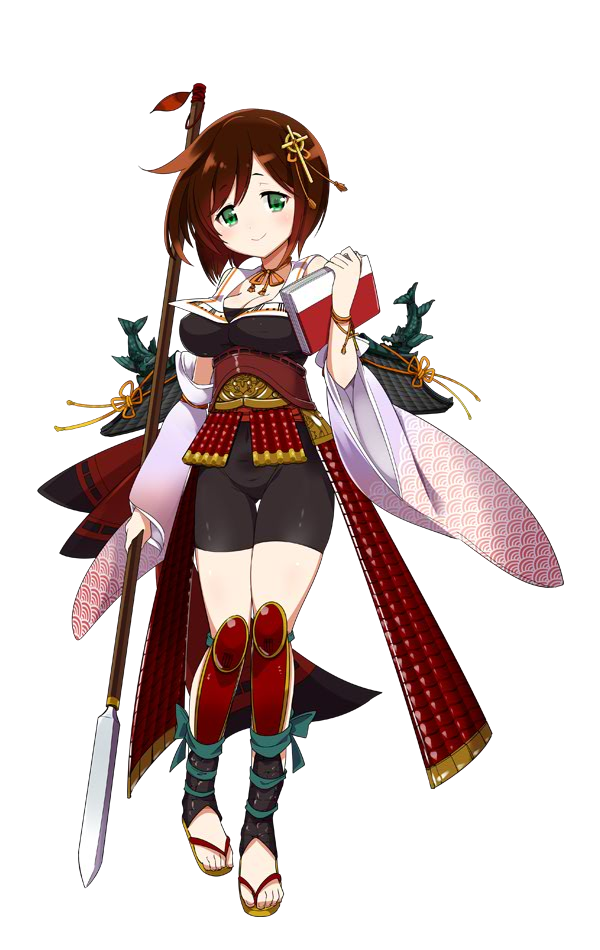 1girl, bike_shorts, book, breasts, brown_hair, cleavage, cross, detached_sleeves