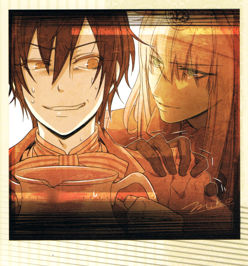 ars&egrave;ne_lupin, brown_hair, code:_realize, miko_(artist), saint-germain, yellow_eyes