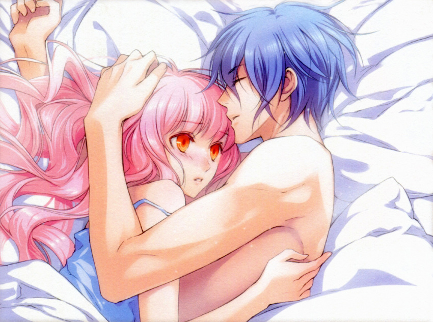 julius_fortner, lulu_(wand_of_fortune), pink_hair, usuba_kagerou, wand_of_fortune, yellow_eyes