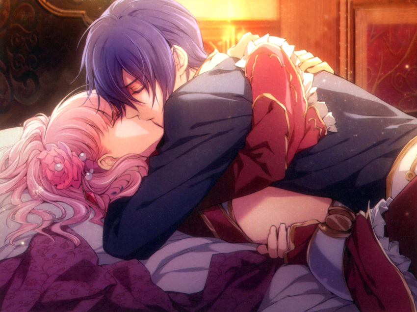 julius_fortner, lulu_(wand_of_fortune), pink_hair, usuba_kagerou, wand_of_fortune, yellow_eyes