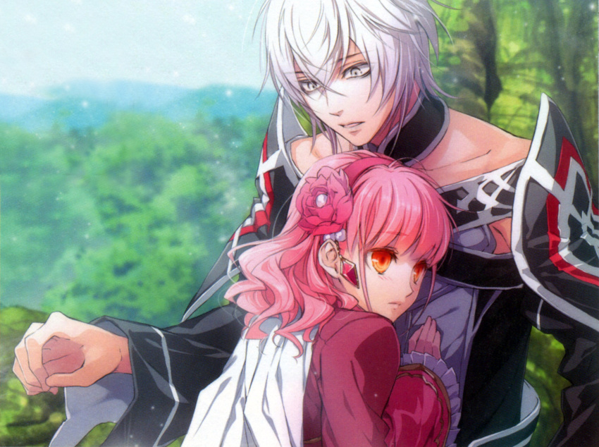 lulu_(wand_of_fortune), pink_hair, salo-mon, usuba_kagerou, wand_of_fortune, yellow_eyes