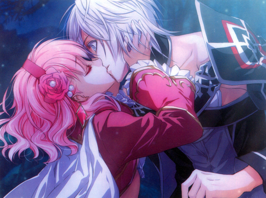 lulu_(wand_of_fortune), pink_hair, salo-mon, usuba_kagerou, wand_of_fortune, yellow_eyes