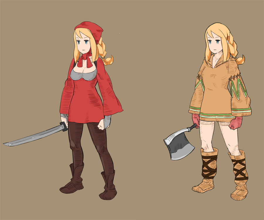 1girl, agrias_oaks, blonde_hair, fgz, final_fantasy, final_fantasy_tactics, long_hair, solo