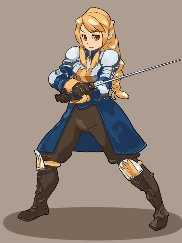 1girl, agrias_oaks, blonde_hair, fgz, final_fantasy, final_fantasy_tactics, long_hair, solo