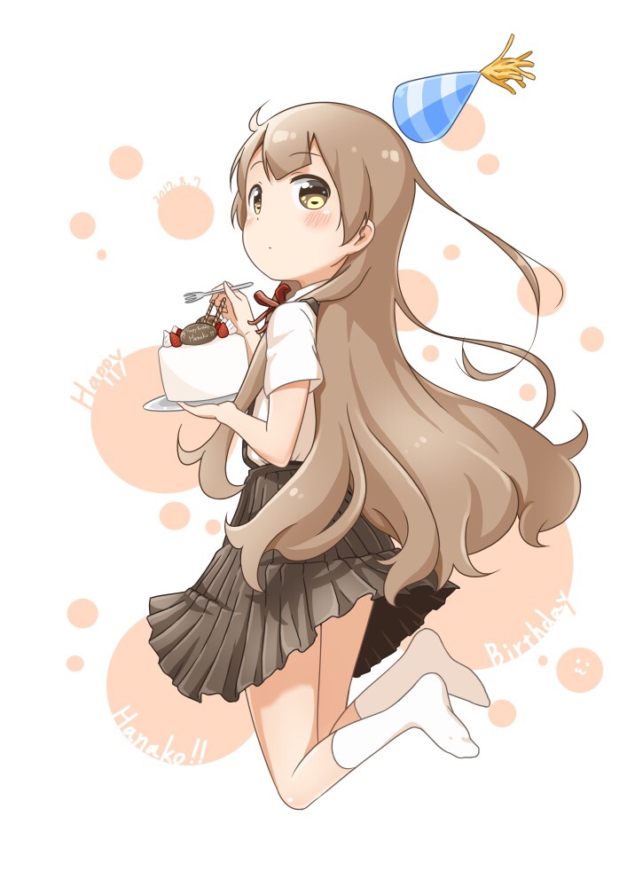 1girl, birthday, birthday_cake, brown_eyes, brown_hair, cake, dokka_no_kuni_no_kokuou, expressionless