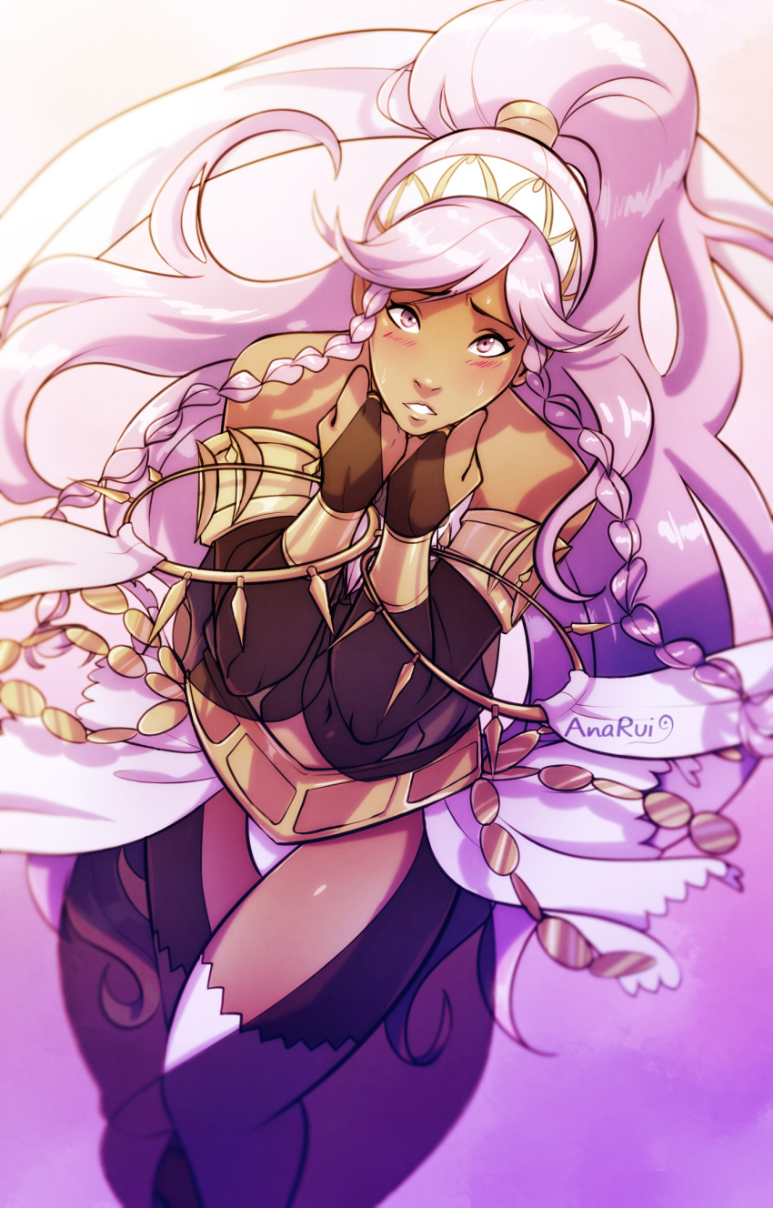 1girl, elbow_gloves, fire_emblem, fire_emblem:_kakusei, gloves, headband, highres, long_hair