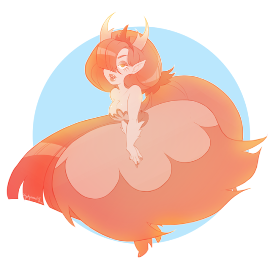breasts, cleavage, dress, hekapoo, kokobuttz, large_breasts, pointy_ears, star_vs_the_forces_of_evil