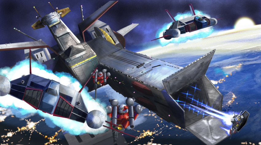 cannon, city_lights, derivative_work, earth, g-fighter, guncannon, gundam, i.t.o_daynamics