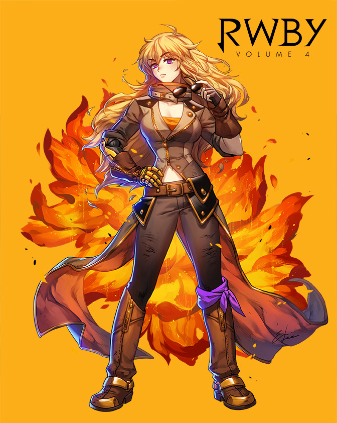 1girl, ahoge, artist_name, artist_signature, aviator_sunglasses, belt, black_pants, blonde_hair