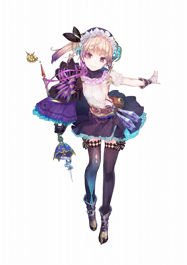 1girl, atelier_(series), atelier_lydie_&amp;_soeur, boots, bow, fingerless_gloves, full_body, gloves