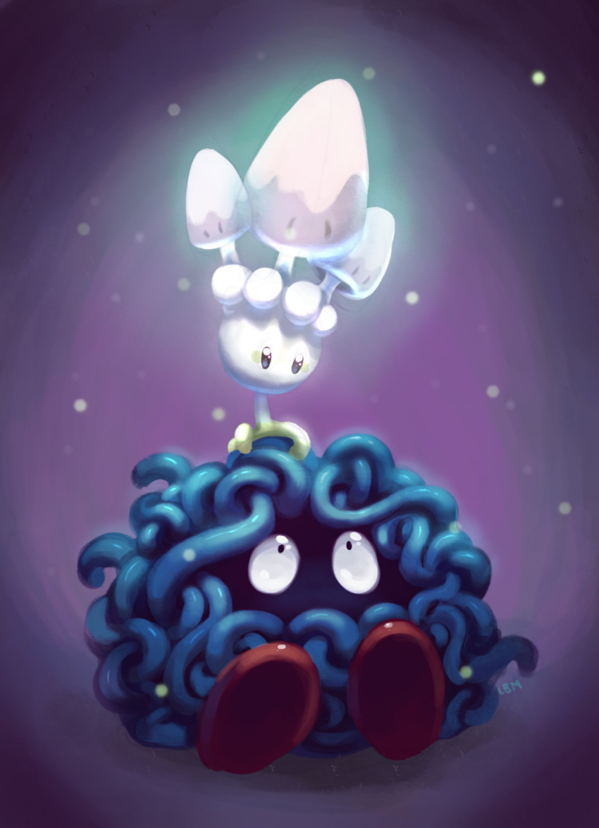 highres, looking_up, metalmorag, morelull, no_humans, pokemon, pokemon_(creature), tangela