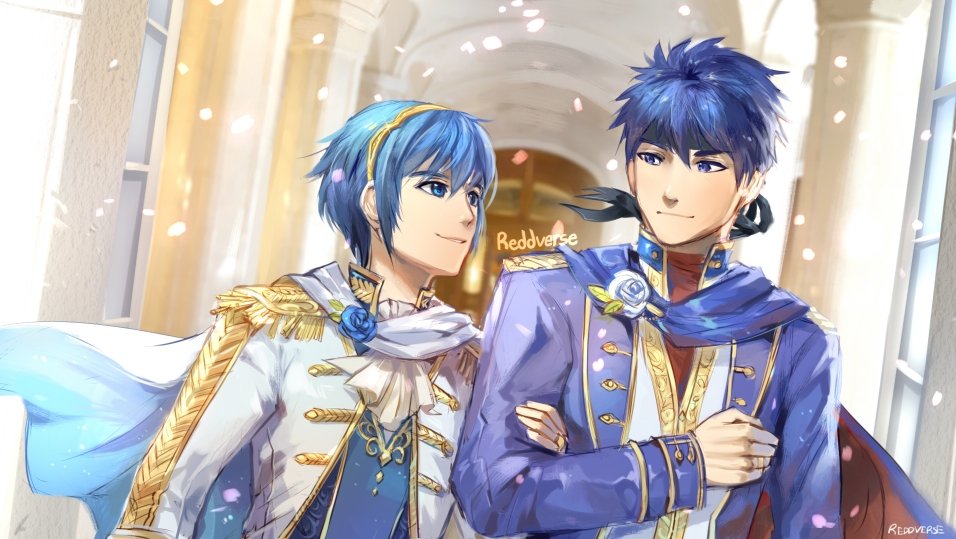 2boys, blue_eyes, blue_hair, fire_emblem, fire_emblem:_akatsuki_no_megami, fire_emblem:_mystery_of_the_emblem, fire_emblem:_souen_no_kiseki, formal