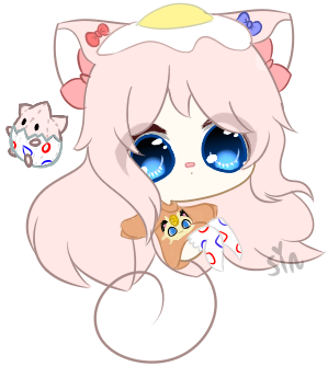1girl, artist_name, bandage, blue_eyes, bottomless, chibi, egg, hair_bows
