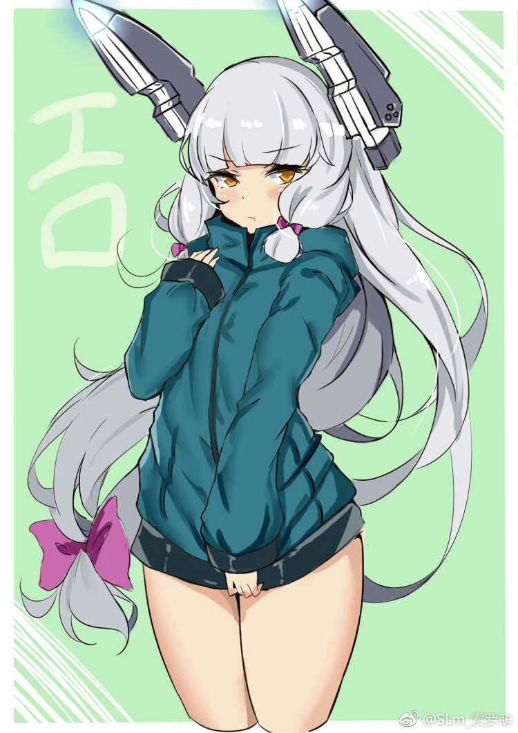 >:t, 1girl, :t, bangs, blunt_bangs, bow, cosplay, cowboy_shot