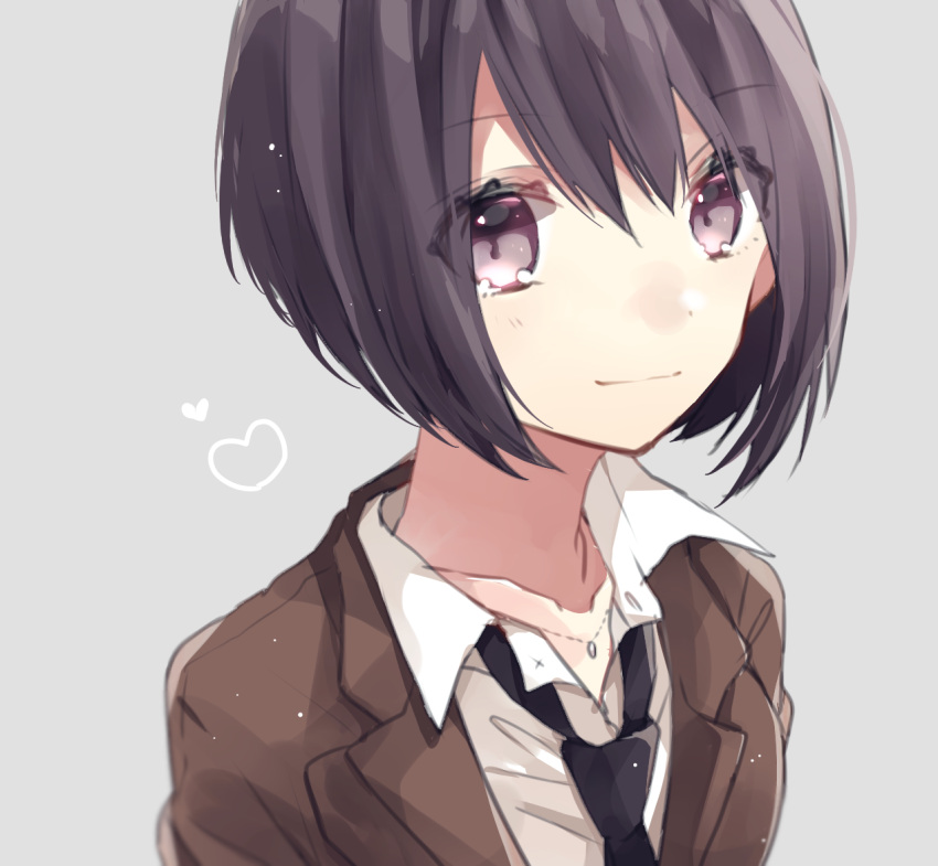 1girl, bangs, black_hair, black_necktie, blazer, blush, collared_shirt, dress_shirt