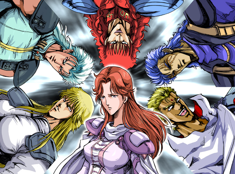 hokuto_no_ken, juda, patsuki, rei, rei_(hokuto_no_ken), shew, shin, shin_(hokuto_no_ken)