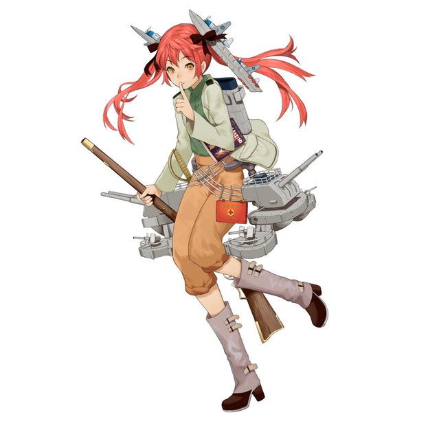 official_art, salmon88, simple_background, solo, tagme, uss_lexington_(cv-2), victory_belles, white_background