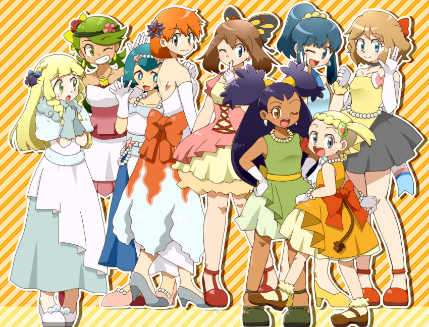 6+girls, age_difference, artist_request, child, eureka_(pokemon), female, haruka_(pokemon), hikari_(pokemon)