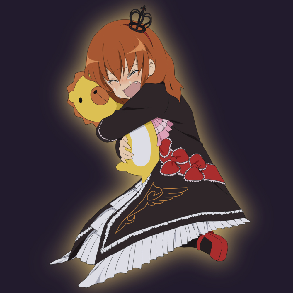 maria_(umineko), maria_beatrice, mary_janes, sakutarou, shoes, stuffed_animal, stuffed_toy, tears