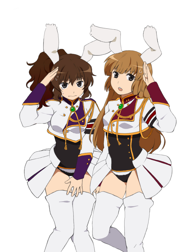 bad_id, blush, bunny_ears, cosplay, hime_cut, rabbit_ears, siesta45, siesta45_(cosplay)