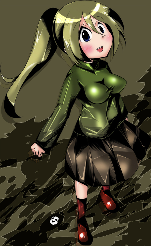 blonde_hair, haruhara, poniko, ponytail, uboa, yume_nikki