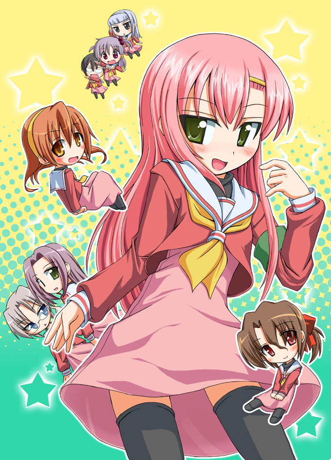 bad_id, chibi, donmaru, glasses, green_eyes, hanabishi_miki, harukaze_chiharu, hayate_no_gotoku!