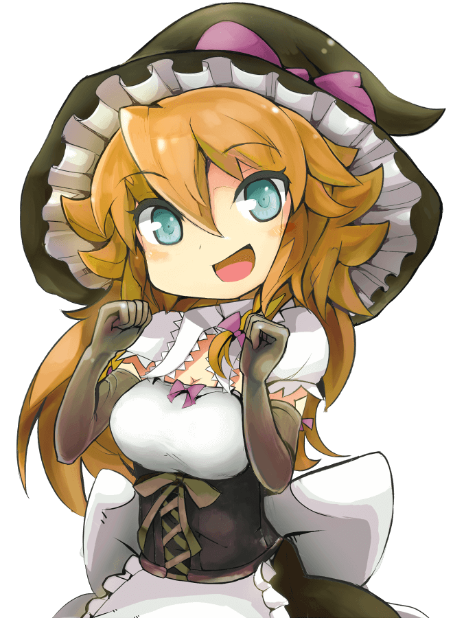 1girl, akane_(cookie), ayuki_(47881314), black_gloves, black_hat, blonde_hair, blue_eyes, blush