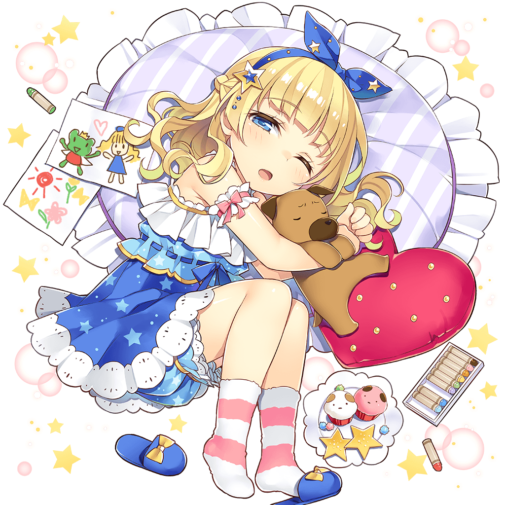 1girl, amelie_mcgregor, bare_shoulders, blonde_hair, bloomers, blue_eyes, braid, child