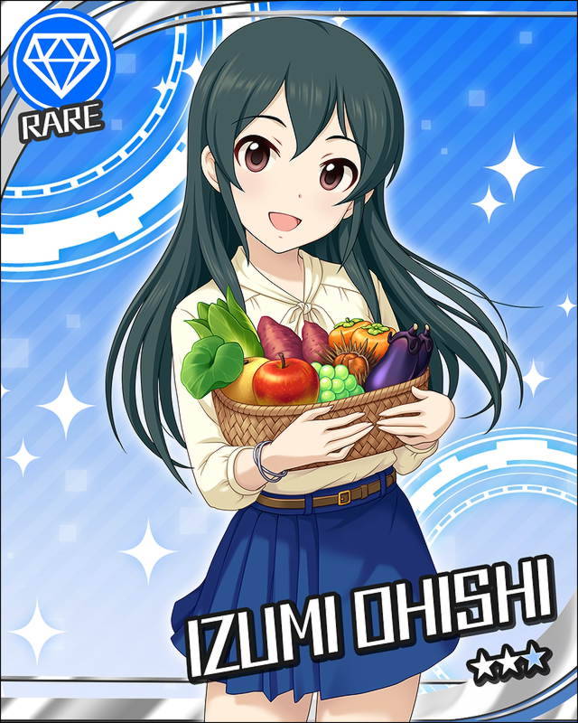 black_eyes, black_hair, long_hair, ohishi_izumi, smile