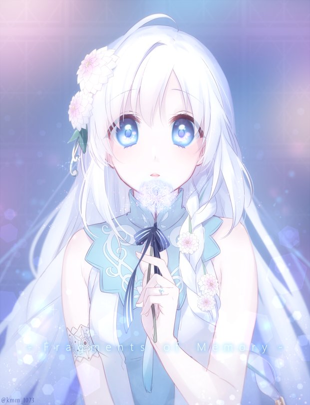 blue_eyes, eve_(yuukyuu_no_tierblade), white_hair, yuukyuu_no_tierblade, yuuna_minato