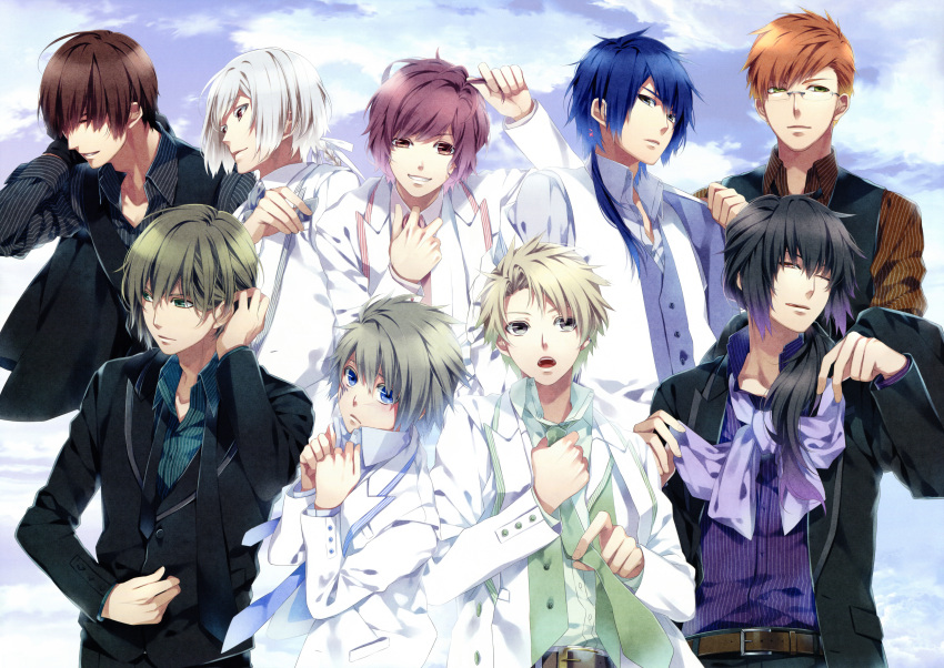 akito_shukuri, heishi_otomaru, itsuki_kagami, kakeru_yuiga, masamune_tooya, muroboshi_ron, natsuhiko_azuma, nijou_sakuya
