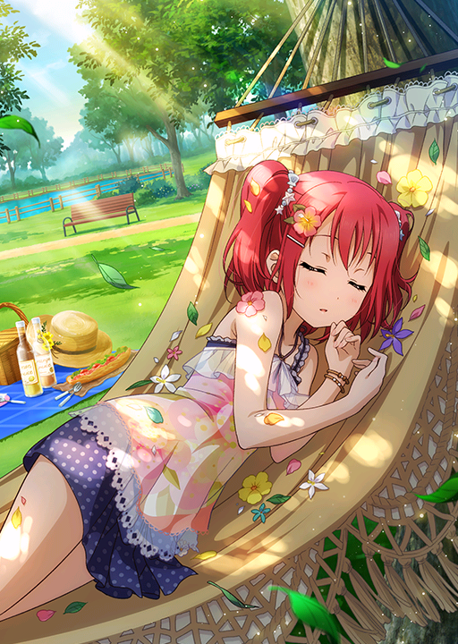 brown_hair, closed_eyes, kurosawa_ruby, love_live!, love_live!_sunshine!!, short_hair, sleep