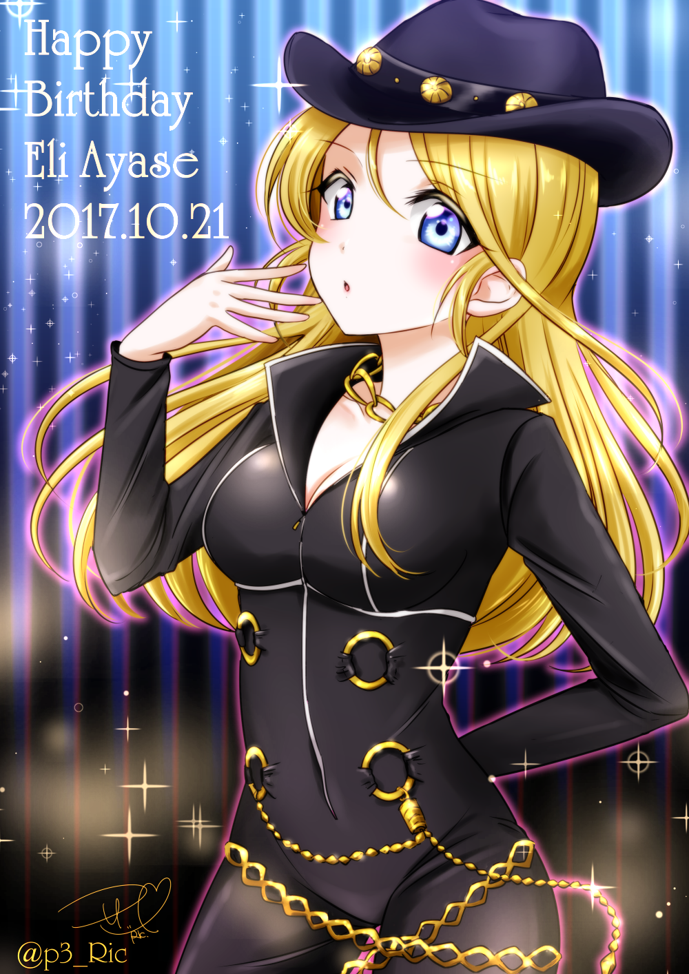 ayase_eli, blonde_hair, blue_eyes, dess, long_hair