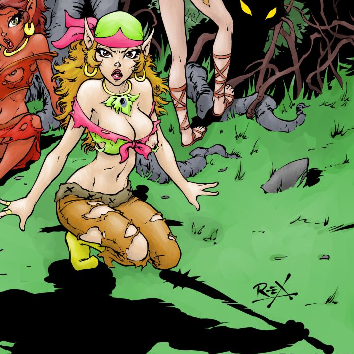 elf, elfquest, leetah, sun_folk, sunfall, wolfrider