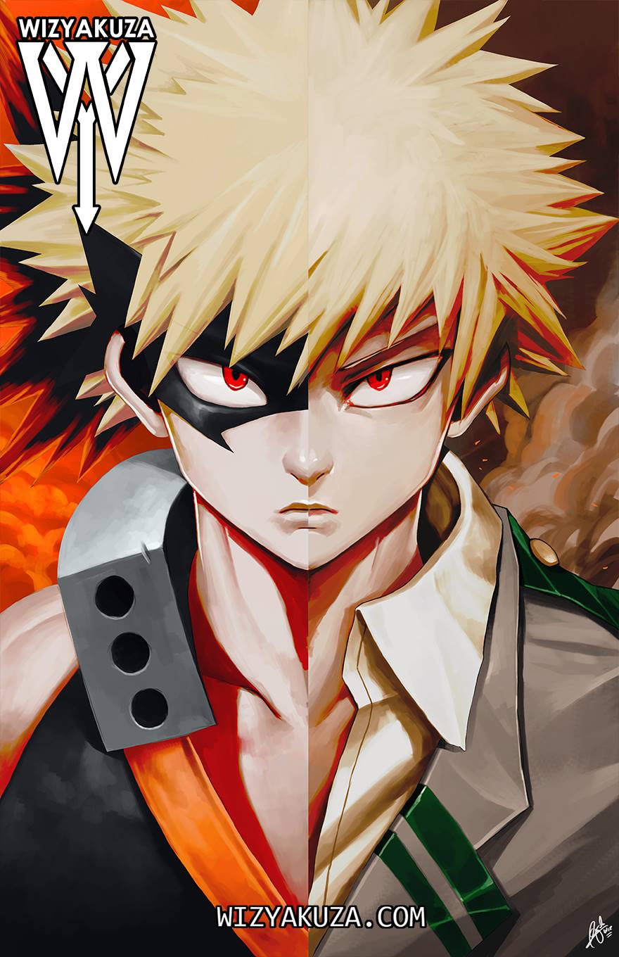 1boy, artist_name, bakugou_katsuki, blonde_hair, boku_no_hero_academia, ceasar_ian_muyuela, collarbone, domino_mask
