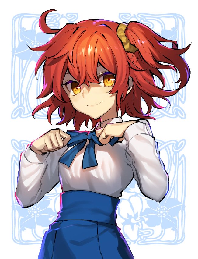1girl, artoria_pendragon_(all), bow, commentary_request, cosplay, fate/grand_order, fate/stay_night, fate_(series)