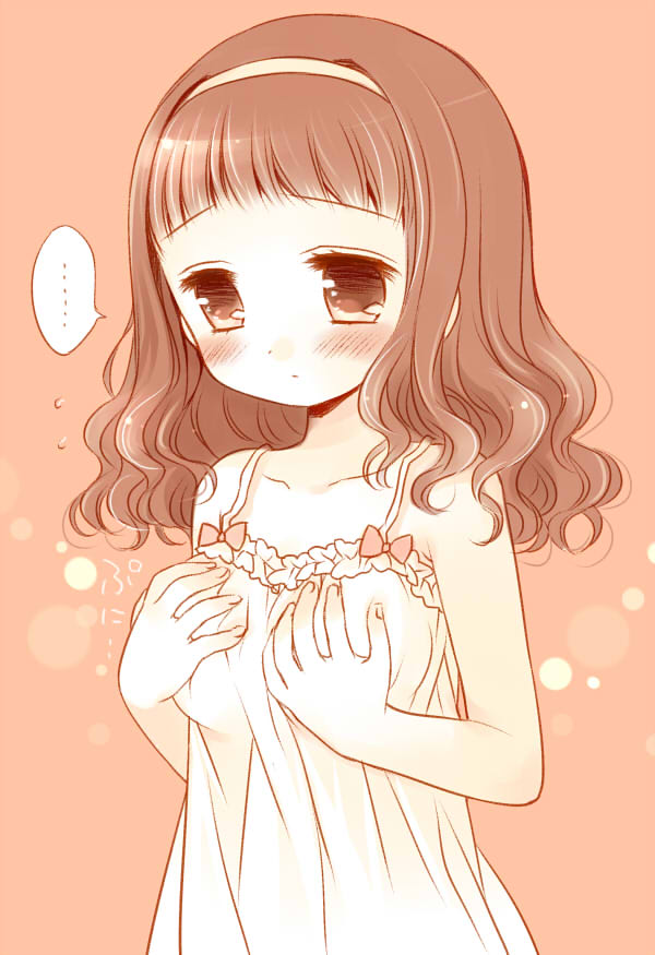 ..., 1girl, bangs, bare_arms, bare_shoulders, blush, bow, breast_conscious